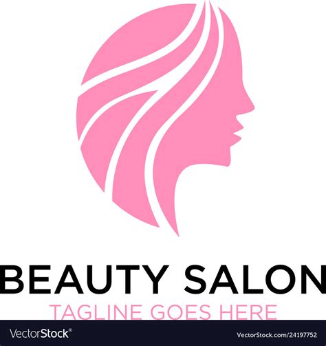 Beauty Salon Logo Design Inspiration Royalty Free Vector