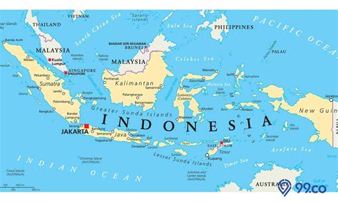 Gambar Peta Indonesia Dilengkapi Nama Provinsi