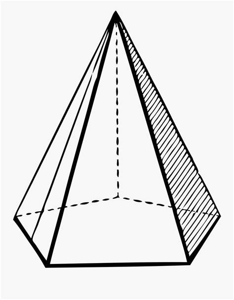 In geometry, a pentagonal pyramid is a pyramid with a pentagonal base upon which are erected five triangular faces that meet at a point (the vertex). Pyramid Clipart , Png Download - Pentagonal Pyramid Png ...