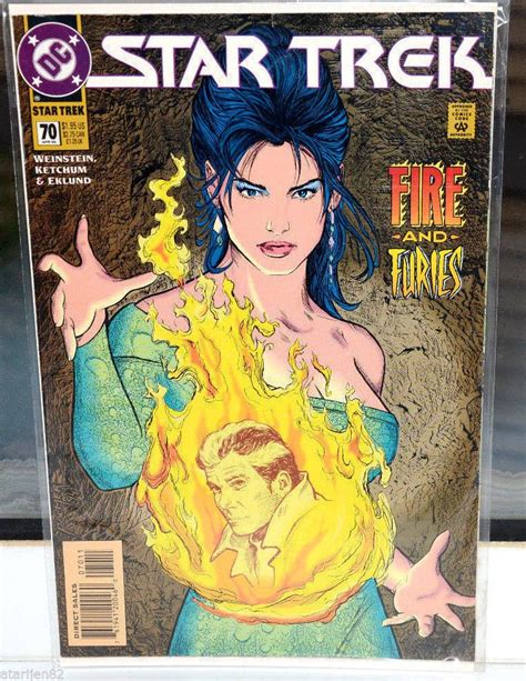 Star Trek Dc Comic Book 70 Apr 95 Collectible Vintage Fire And Furies