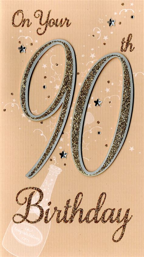 90th Birthday Card Message