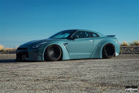 Air Lifted Gt R With Liberty Walk Body Kit And Rotiform Rims Carid My