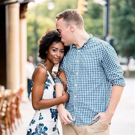 Gorgeous Interracial Couple Engagement Photography Love Wmbw Bwwm Swirl Interracial