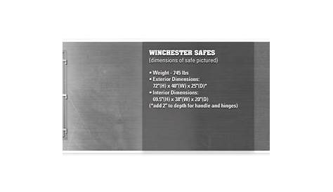 winchester safes manual