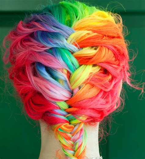 The pastel hair colors cover pink. Colorful hair: bright rainbow, delicate pastel or slightly ...