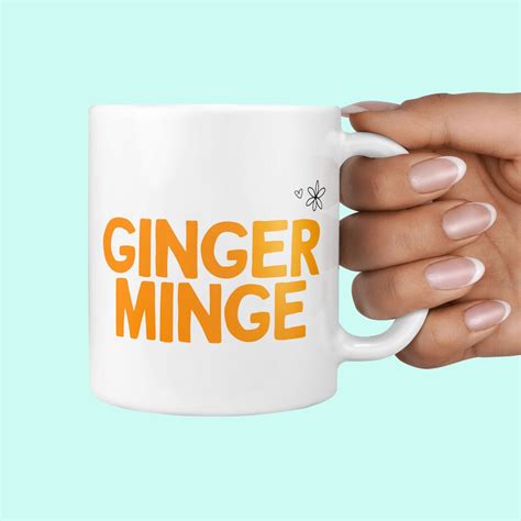 Ginger Minge Mug Hilarious Gifts For Gingers Him Or Her Red Etsy
