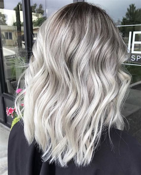 Pin By Hannah Dobie On Balayage Ice Blonde Hair Balayage Balayage