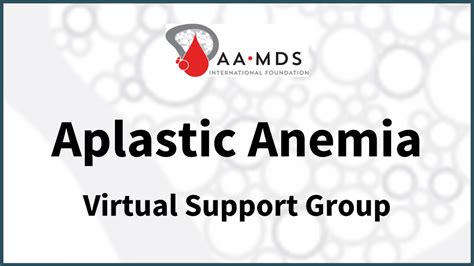 Aplastic Anemia Support Group Aplastic Anemia And Mds International
