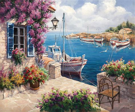 Mediterranean Day Painting By Yanko Yanev