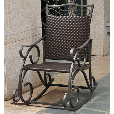 Shop the best selection of outdoor furniture from overstock your online garden & patio store! International Caravan Lisbon Resin Wicker Patio Rocking ...