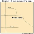 Mosquero New Mexico Street Map 3550300