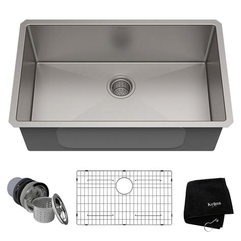 Standard kitchen sink size single bowl. KRAUS Standart PRO 30in. 16 Gauge Undermount Single Bowl ...