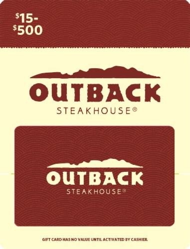 Outback 15 500 Gift Card Activate And Add Value After Pickup 0 10