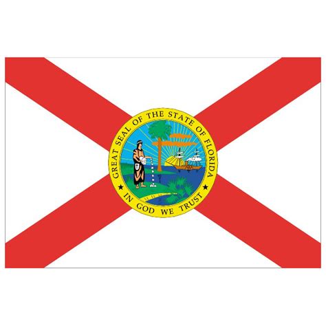 Florida Flag Royalty Free Stock Svg Vector