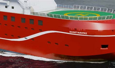Boaty Mcboatface Tops Poll Of Name For Polar Research Vessel News 1130