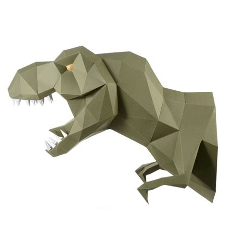 Dinosaur Papercraft Kit From Wizardi 3d Models Ornaments Paper