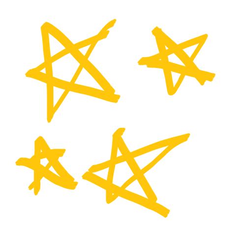 Drawn Stars Png Free Logo Image