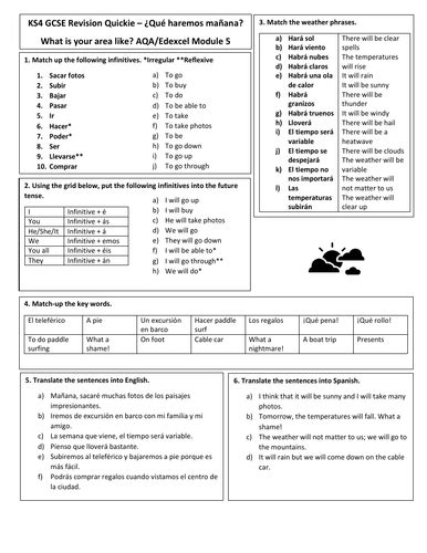 Conti Style Worksheet What Will You Do Tomorrow Teaching Resources