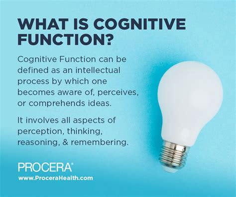 Here At Procera We Talk About Cognitive Function A Lot So In Case You