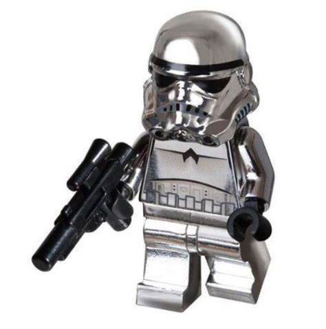 Lego Stormtrooper Chrome Silver Star Wars Minifigure Polybag New Sealed