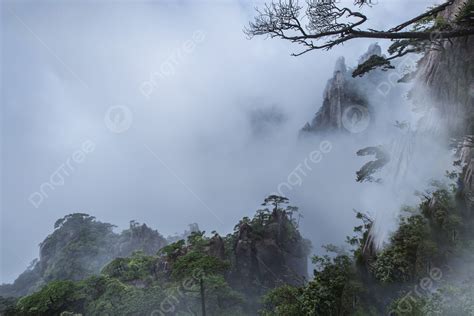 High Quality Natural Scenery Sanqing Mountain Background Natural