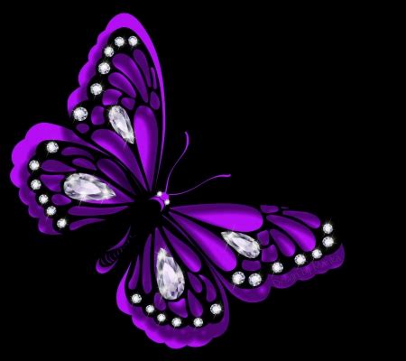 Diamond Butterfly - Butterflies & Animals Background ...