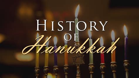 The History Of Hanukkah Youtube