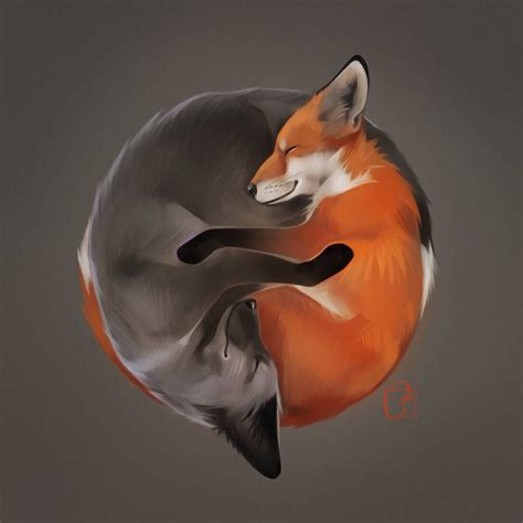 Foxes By Gaudibuendia Fox Artwork Fox Illustration Fox