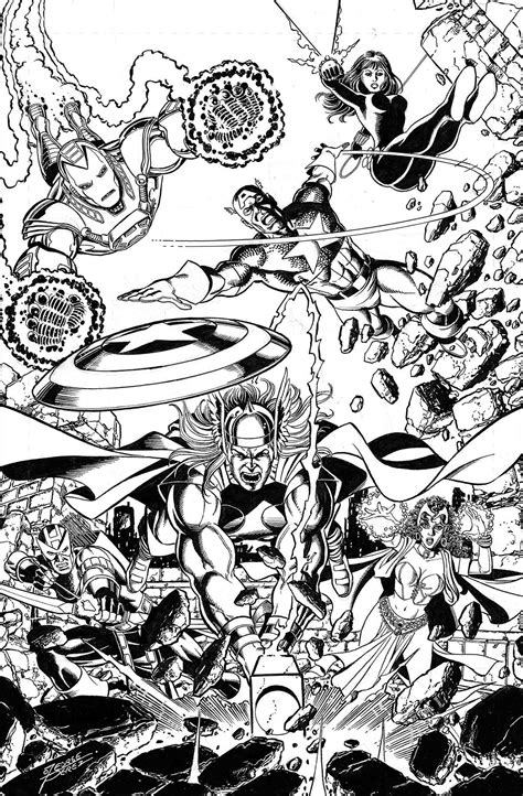 Avengers 10 700 George Perez Variant Cover 1 In 100 Copies