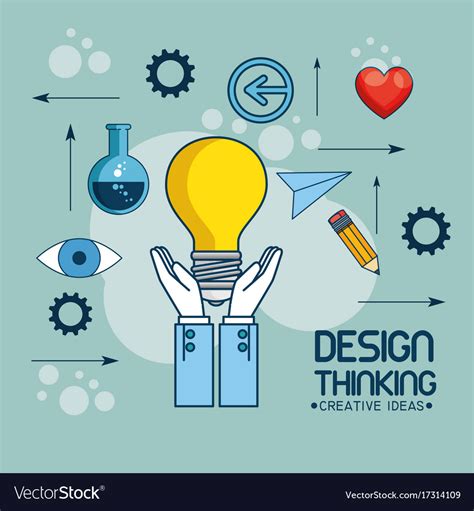 Design Thinking Creative Ideas Concept Royalty Free Vector