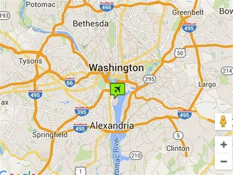 Washington Dc Airports Maps And Directions