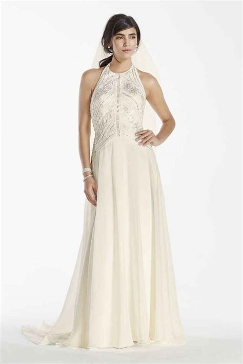 Ivory polyester wedding/party modern wedding dress size 8 (m). Keep Up With the Kardashians with a High Neck Wedding ...