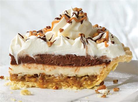 1 1/4 cups sugar, divided 6 tablespoons cornstarch 1/2 teaspoon salt 1 1/4 cups water 2 tablespoons butter 2 teaspoons grated lemon peel 4 to 5 drops yellow food coloring. Village Inn Caramel Pecan Silk Supreme: A rich and ...