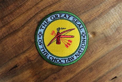 3 Inch Cno Seal Embroidered Patch The Choctaw Store