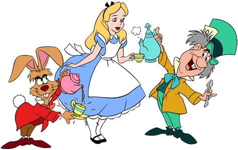 Alice In Wonderland Cartoon The Mad Hatter Library Of Burton Mad