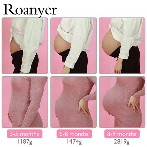 Roanyer Silicone Fake Pregnant Belly Bump Crossdresser 8 9 Months