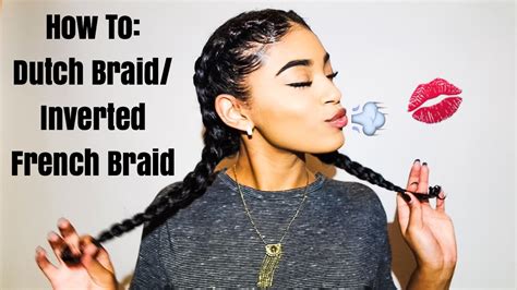 Although they once used to be associated with kids and school, the cute hairstyle has evolved to become suitable for different ages and more occasions than going to kindergarten. How To: Dutch Braid/Inverted French Braids on Natural Hair; jasmeannnn