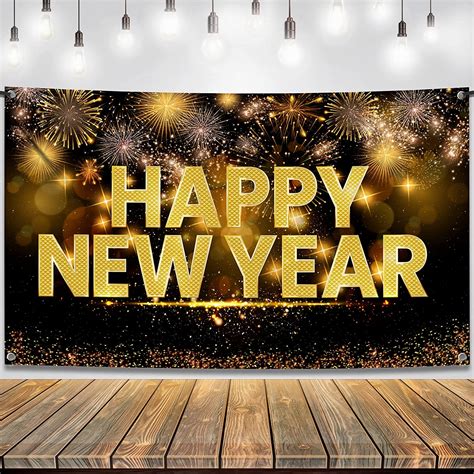 Xtralarge Happy New Year Banner 72 X 44 Inch New Years