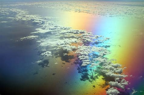 Amazing Arts Amazing Scene Of Rainbow Above The Clouds