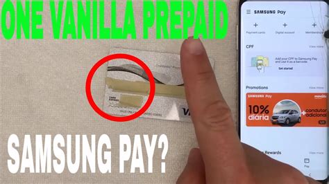Prepaid cards can be an alternative to carrying money around. Can You Use One Vanilla Prepaid Debit Visa Card On Samsung Pay? 🔴 - YouTube