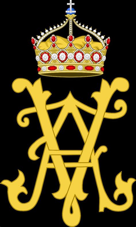 Augusta Victoria Empress Of Germany Monogram Crown Jewelry Augusta