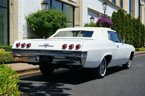 1965 Chevrolet Impala Ss 61487 Miles White Convertible 327 Automatic