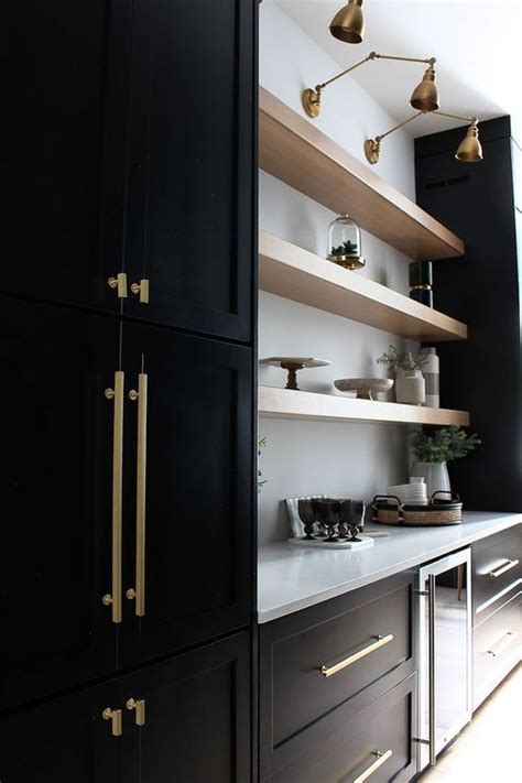 Kitchen Pantry Design House Furniture Black In 2020 Home Decor