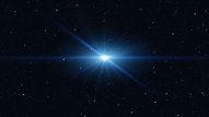 Bright Star Shining Dark Space With Stars Stock Motion Graphics SBV ...