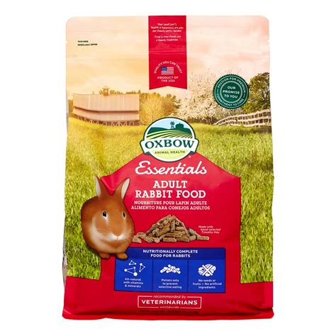 Oxbow Pet Products Essentials Bunny Basics Adult Dry Rabbit Food 5 Lbs