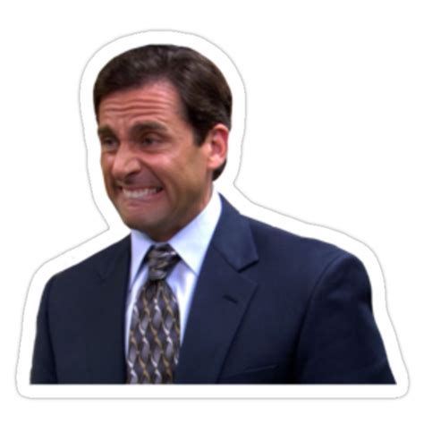 Michael Scott Regional Manager Stickers By Tellavision Redbubble