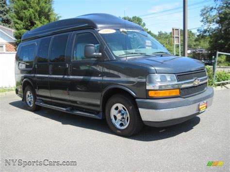 2005 Chevrolet Express 1500 Passenger Conversion Van In Dark Gray