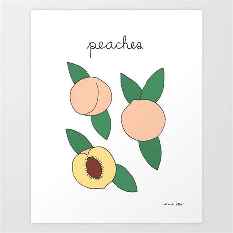 Peaches 2298 Peach Art Peaches Buy Frames Printing Process