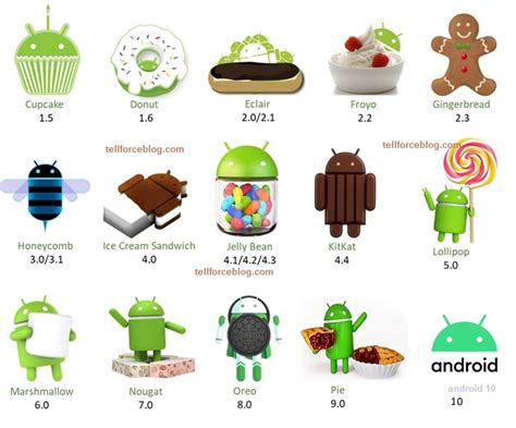 Updated All The Android Operating System From Version 10 Till Date