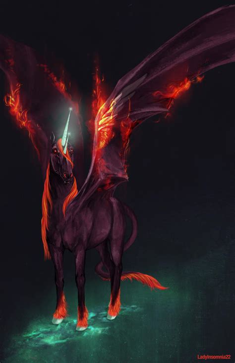Dark Unicorn By Ladyinsomnia22 On Deviantart